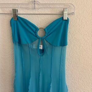 Chic Blue Maxi Dress